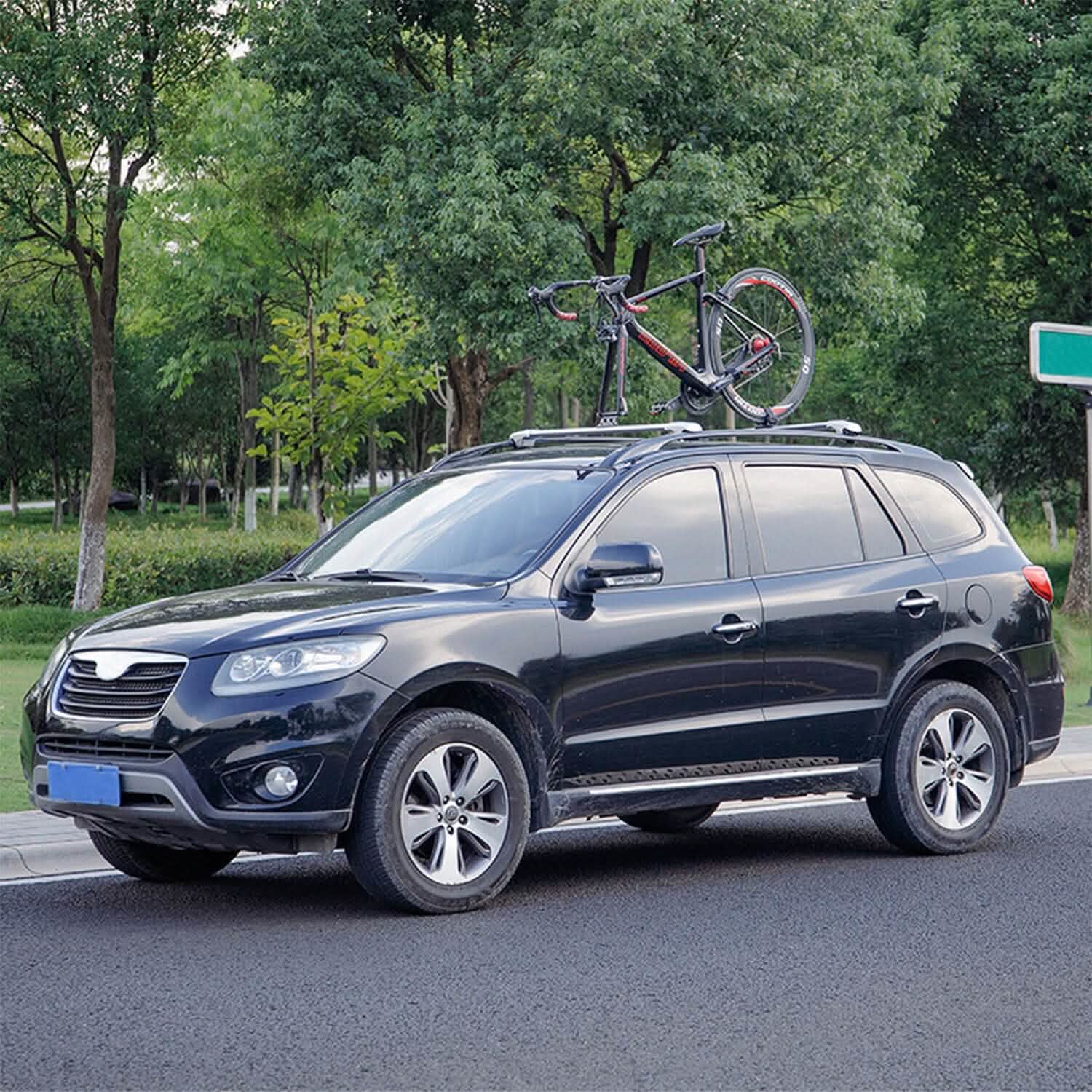 Quick Release Bike Fork Block Mount Rack for Car Roof Automotive - Tophatter Daily Deals