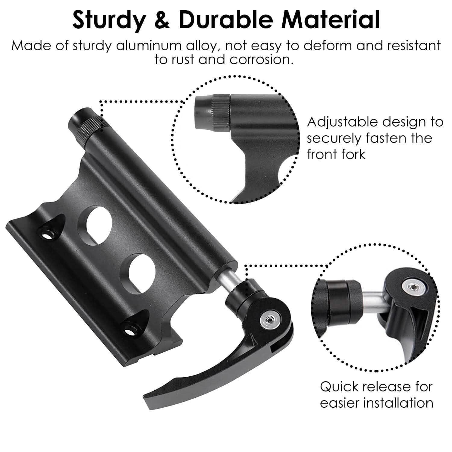 Quick Release Bike Fork Block Mount Rack for Car Roof Automotive - Tophatter Daily Deals