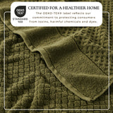 Cotton Diamond Waffle Weave Bath Towel Set - Grayson Collection Bath - Tophatter Daily Deals