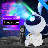 Astronaut Galaxy Projector Night Light with Remote, 8 Modes Night Lights - Tophatter Daily Deals