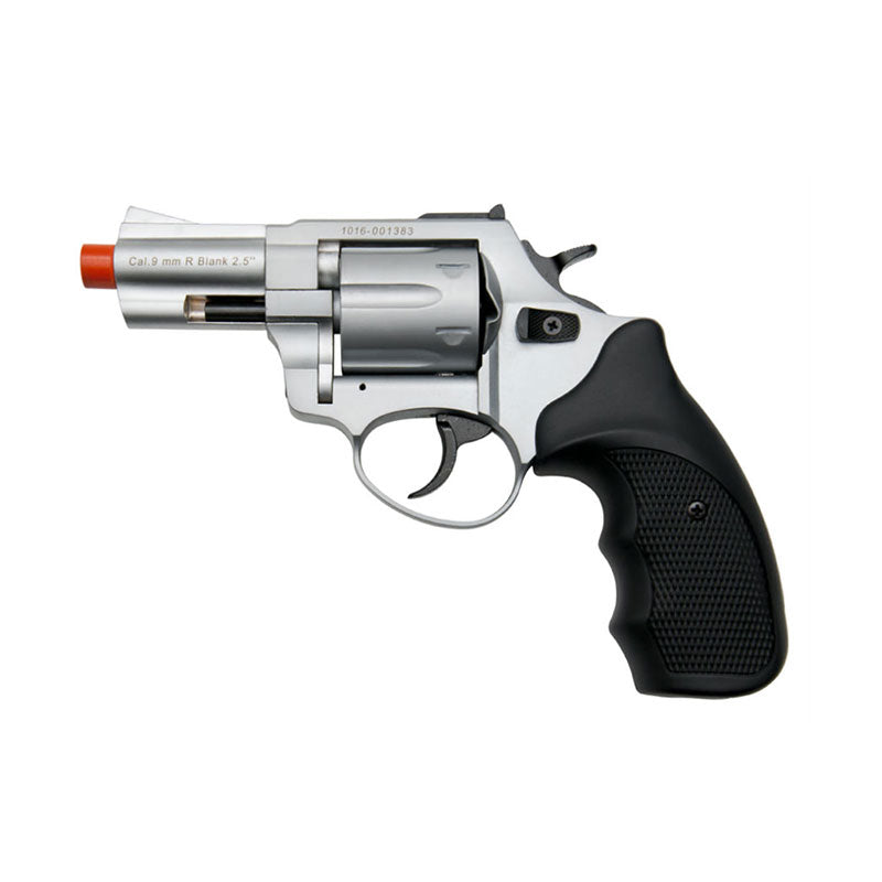 Zoraki R1 Silver 2.5" Front Firing - 9mm Revolver Starter Pistol - Tophatter's Weapons'N'Deals Blank Firing Replica Guns - Tophatter Daily Deals