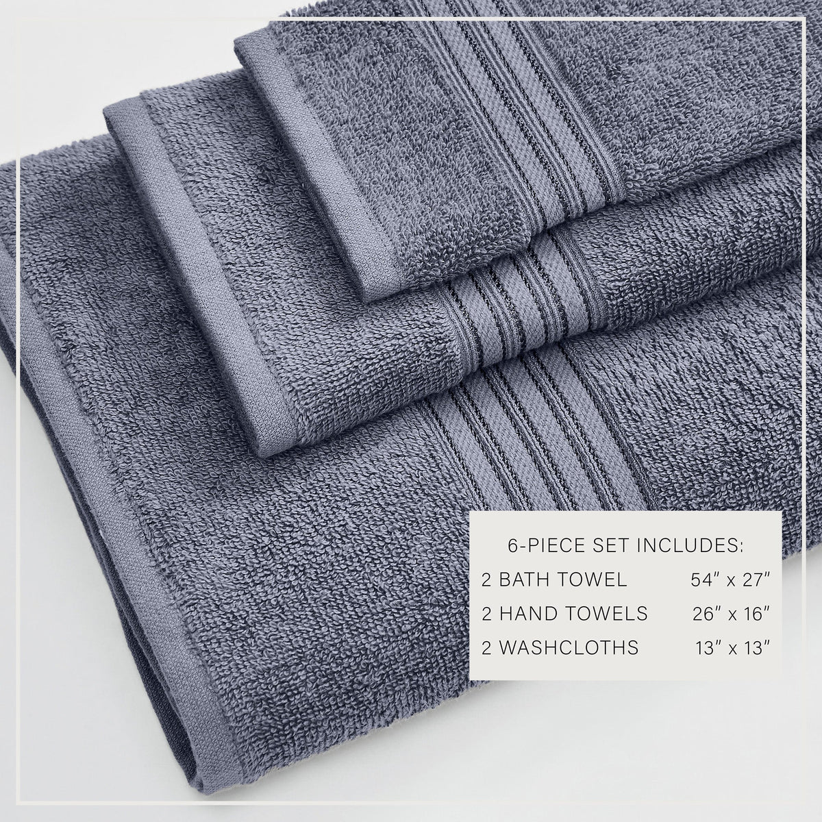 Cotton Terry Bath Towel Set - Cooper Collection Bath - Tophatter Daily Deals