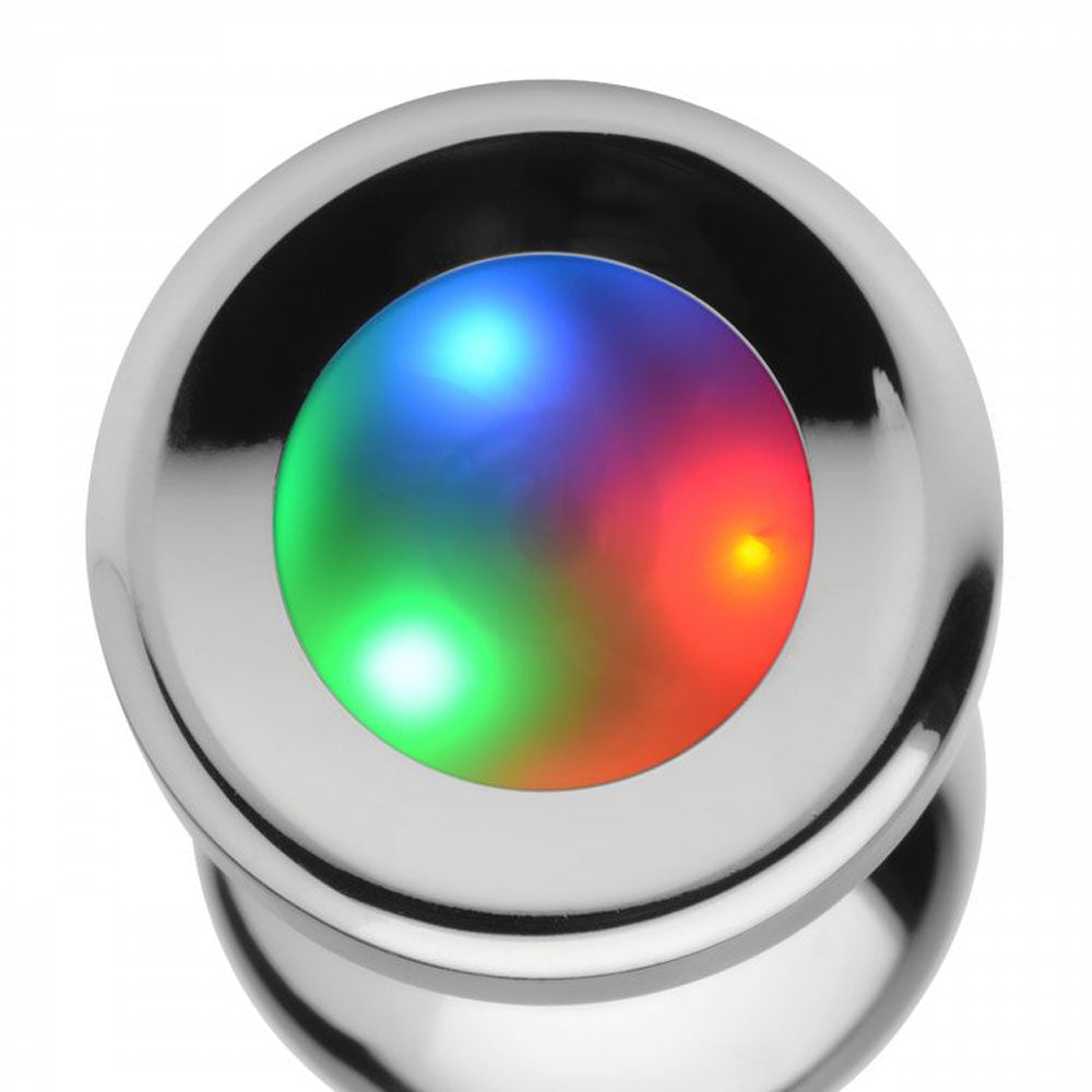 Light Up Large Anal Plug – Weighted 3 LED Light Patterns Anal Plug > Anal Range > Butt Plugs - Tophatter Daily Deals