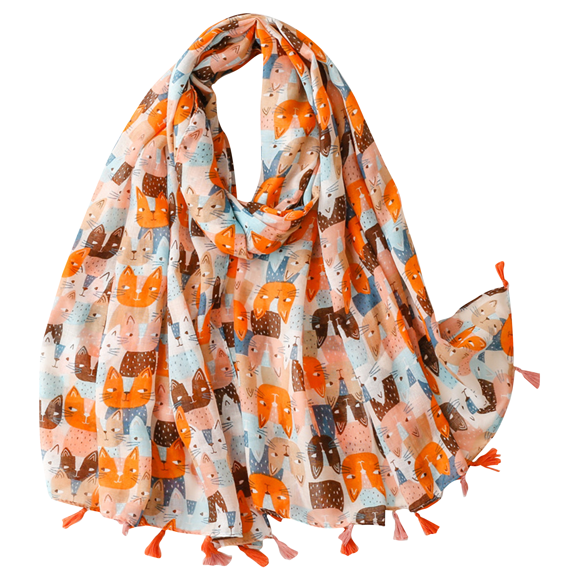 Multi Cat Scarf Multi Scarves - Tophatter Daily Deals