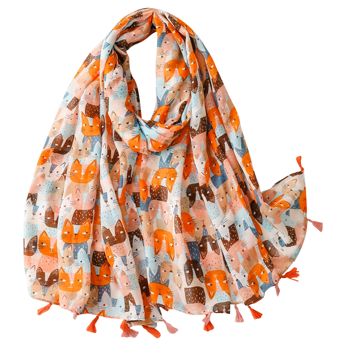 Multi Cat Scarf Multi Scarves - Tophatter Daily Deals