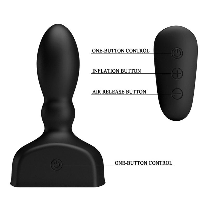Mr. Play Inflatable Anal Plug – Multi-Speed Vibrating Adjustable Butt Plug > Anal Range > Tunnel and Stretchers - Tophatter Daily Deals