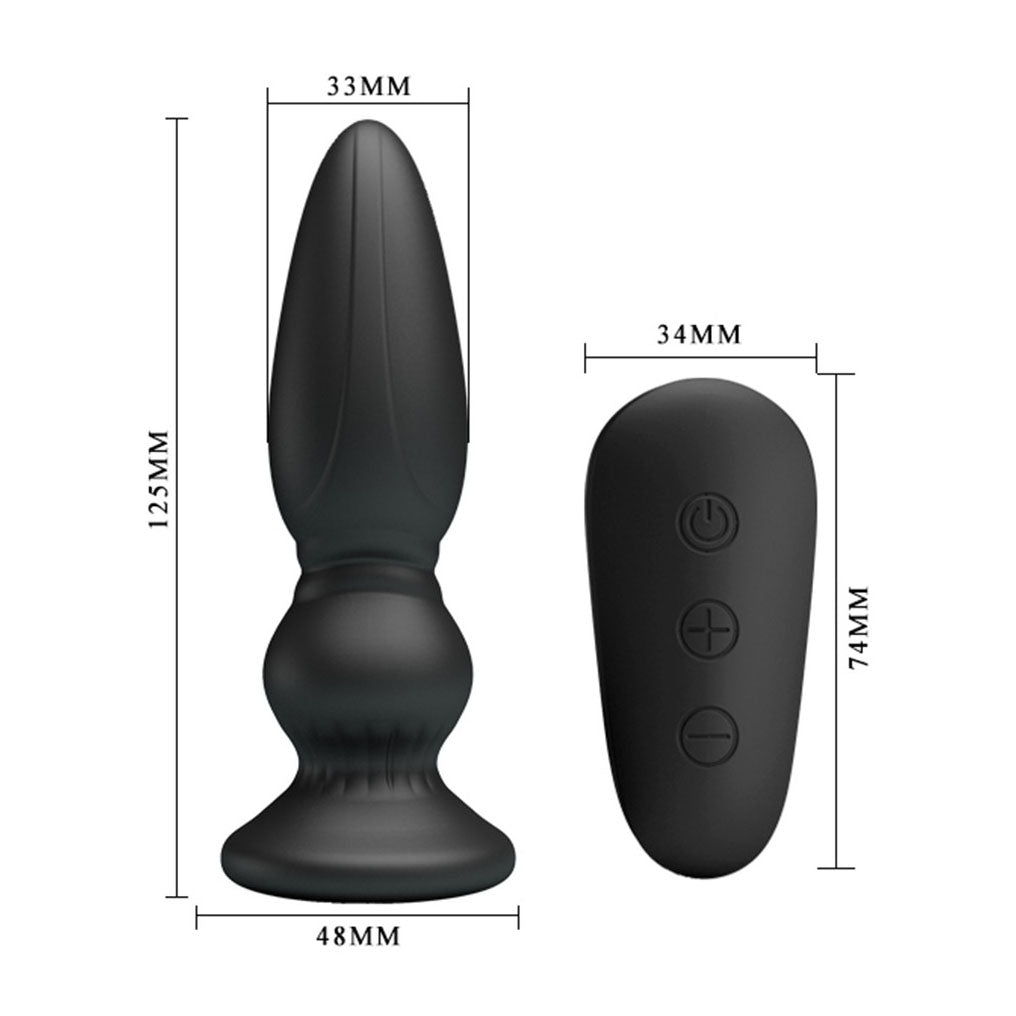 Mr. Play Powerful Vibrating Anal Plug – Prostate Massager > Anal Range > Vibrating Butt Plugs - Tophatter Daily Deals