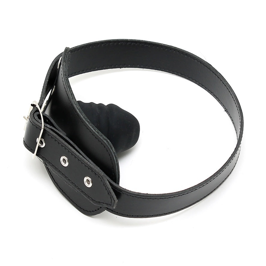 Rimba Leather Gag with Internal Latex Dildo – Adjustable Gag > Bondage Gear > Gags and Bits - Tophatter Daily Deals