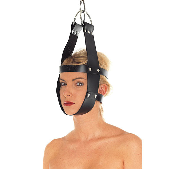 Rimba Leather Mask Hanger – Adjustable Leather Restraint Accessory > Bondage Gear > Masks - Tophatter Daily Deals