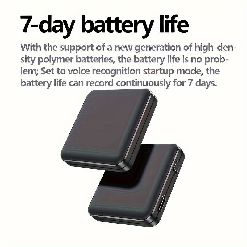 7 DAYS BATTERY LIFE, VOICE ACTIVATED, 64GB, CELL ADAPTER, MINI RECORDER. - Tophatter Daily Deals