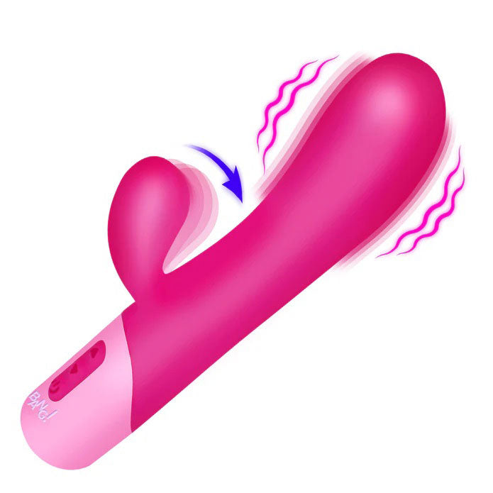 Clit Tapping Vibrating Rabbit (Pink) – Flexible Silicone Rabbit Vibrator > Vibrators > Ladies > Rabbit - Tophatter Daily Deals
