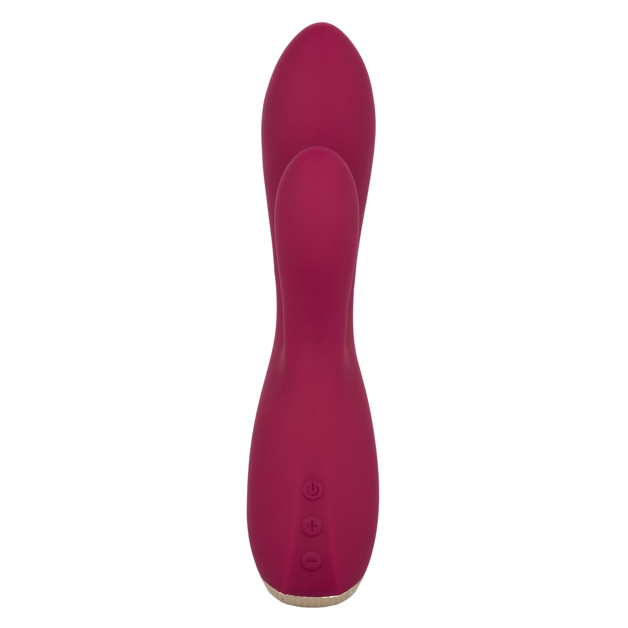 Uncorked Cabernet Dual Massager in Deep Wine Red with 10 Speeds and Silicone Vibrator > Vibrators > Ladies > Rabbit - Tophatter Daily Deals