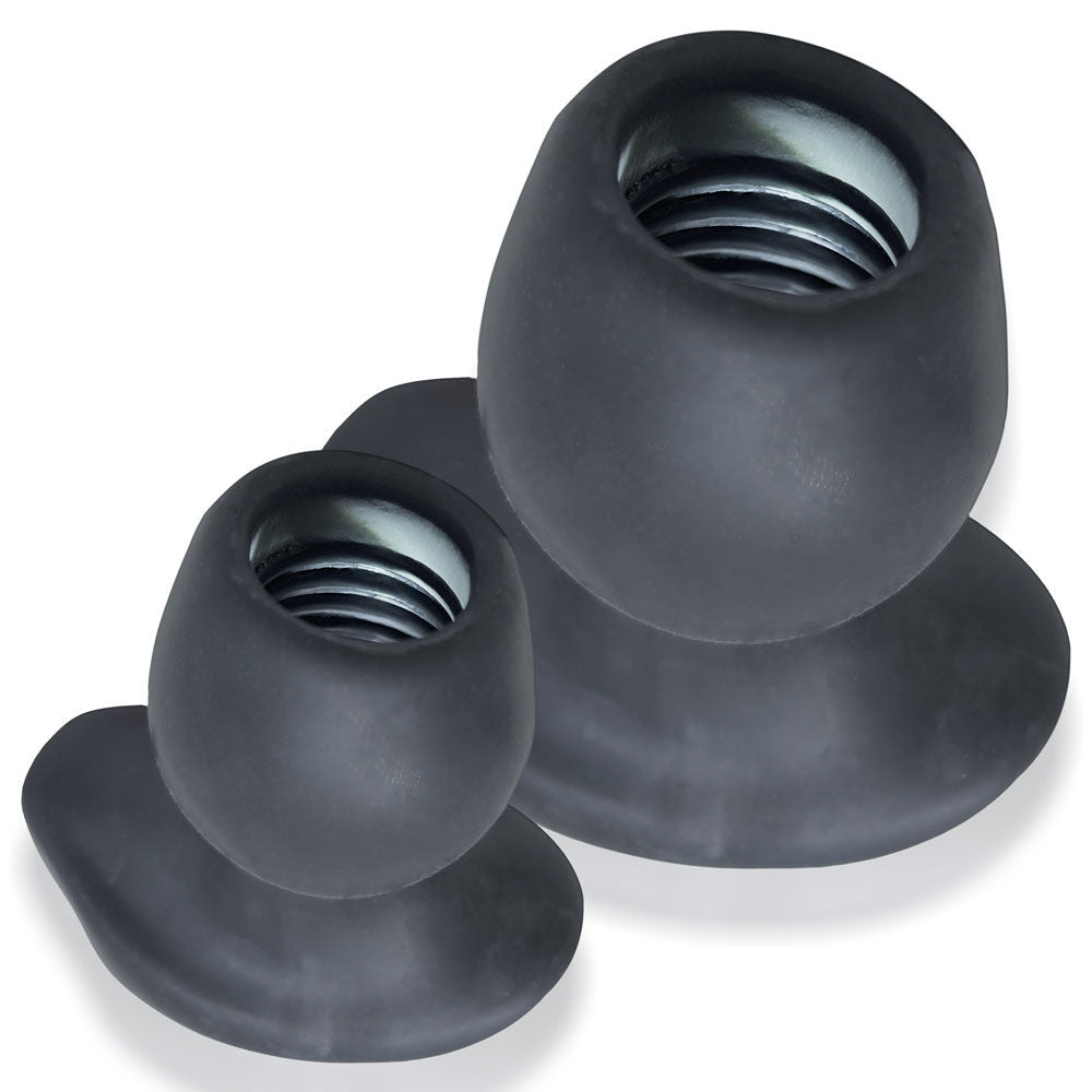 Morph Hole 1 (Black Ice) – Small Silicone Gaping Plug > Anal Range > Tunnel and Stretchers - Tophatter Daily Deals