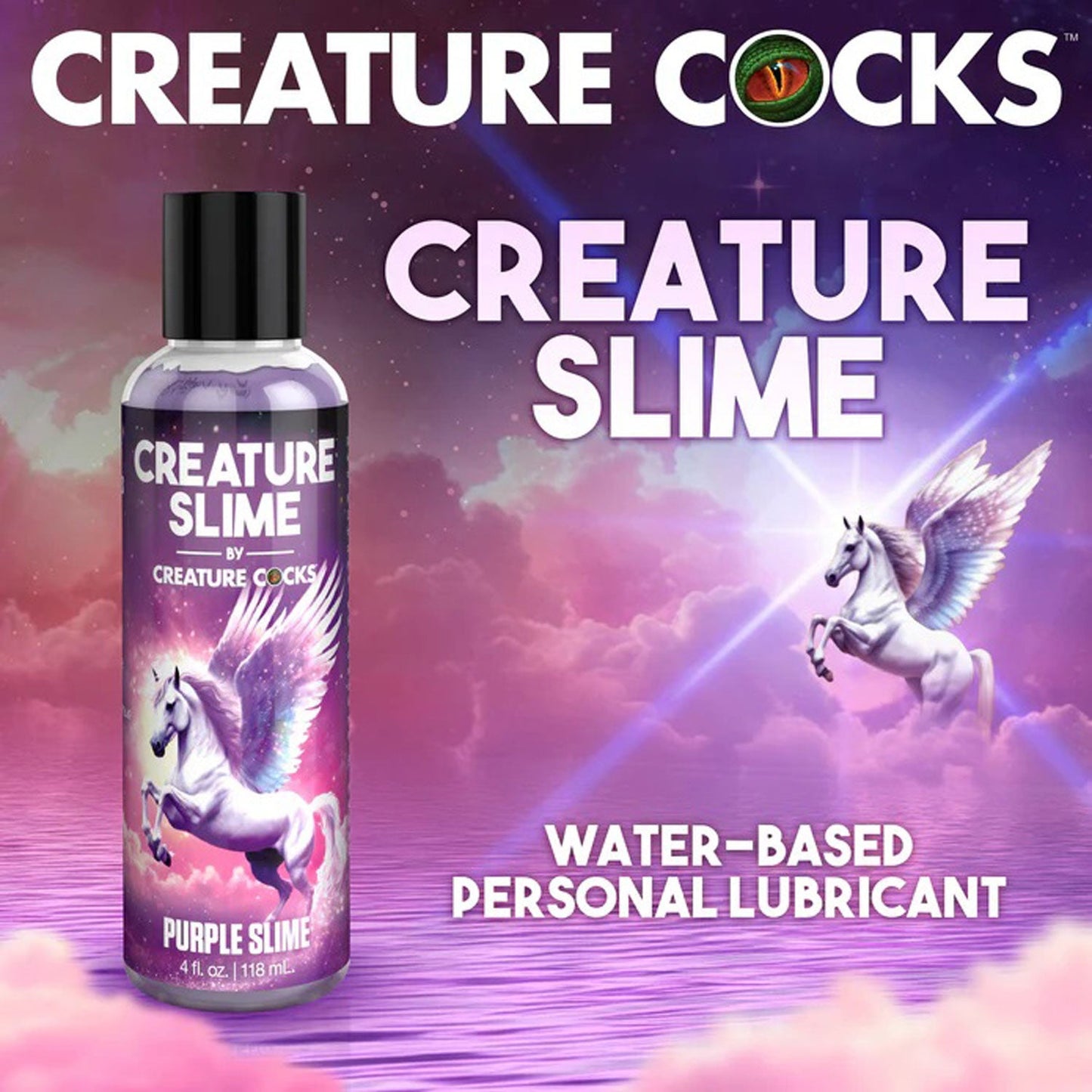 Creature Slime Purple Water Based Lubricant 4 Ounce (118ml) > Lube > Speciality Exempt - Tophatter Daily Deals