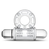 Stay Hard 10 Function Vibrating Bull Ring – Clear Vibrating Cock Ring > Cock Ring > Vibrating - Tophatter Daily Deals