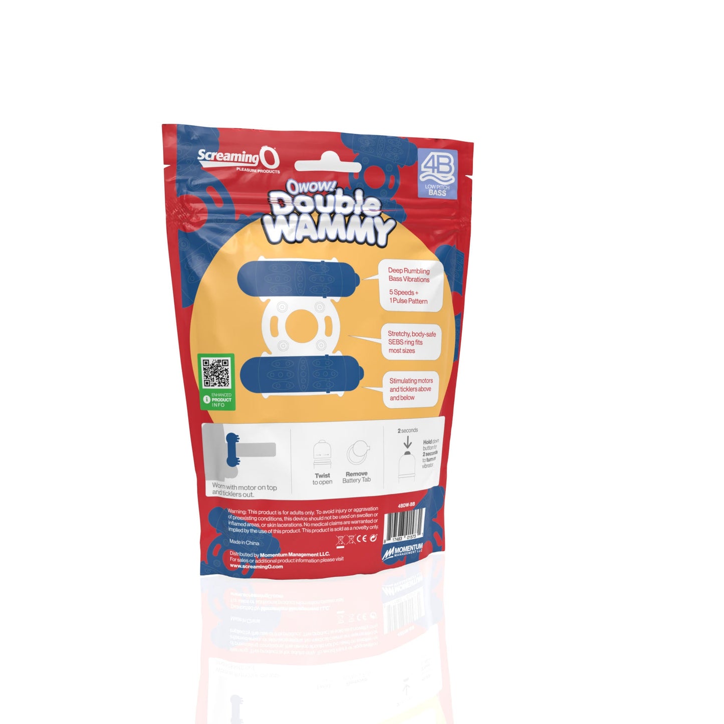 Double Wammy 4B Low Pitch Bass > Sex Toys > Couples Toys - Tophatter Daily Deals