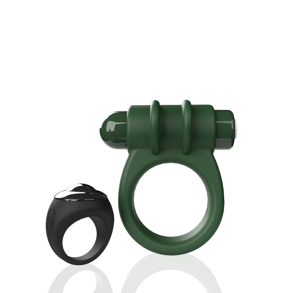Remote Control Switch Vibe (Green) – Rechargeable Waterproof Double-Sided Vibrating Cock Ring > Cock Ring > Vibrating - Tophatter Daily Deals