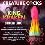 Creature Cocks King Kraken (Rainbow) Silicone Dildo 8.1 Inches – Premium Flexible Dildo > Dildos > Fantasy - Tophatter Daily Deals