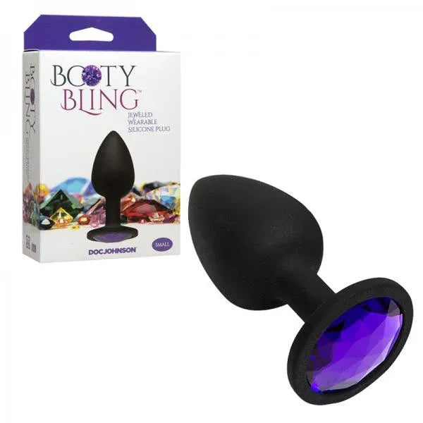 Booty Bling Small – Flared Base Silicone Butt Plug > Anal Range > Jewel Butt Plugs - Tophatter Daily Deals