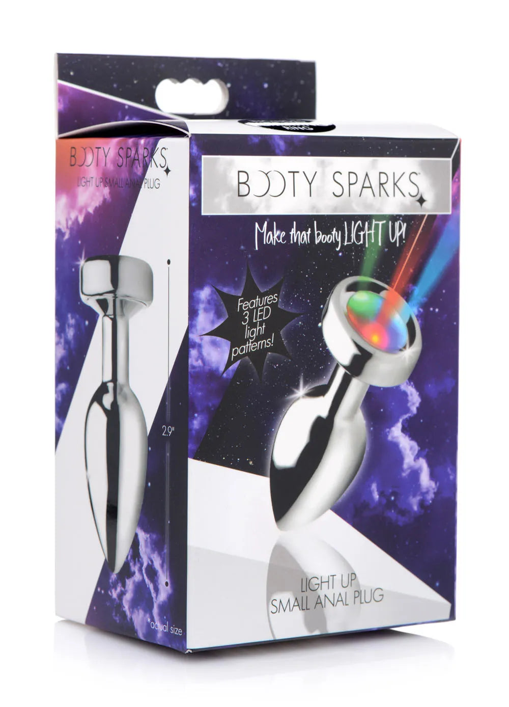 Light Up Small Anal Plug – 2.9 Inch Weighted Anal Plug with LED Lights > Anal Range > Butt Plugs - Tophatter Daily Deals