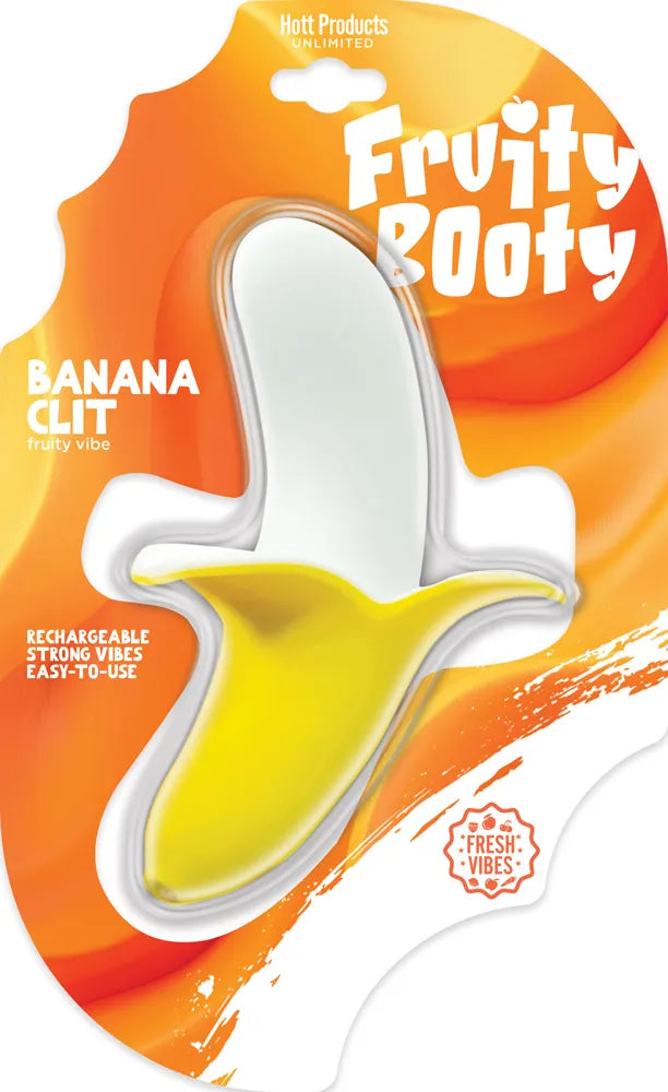 Fruity Booty Banana Clit Mini Vibe – Water-Resistant Portable Vibrator > Sex Toys For Ladies > Clitoral Vibrators and Stimulators - Tophatter Daily Deals