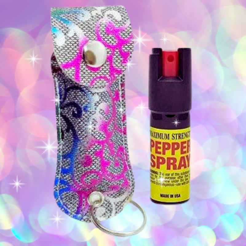 Rainbow Repellant Pepper Spray Keychain Pepper Spray - Tophatter Daily Deals