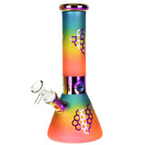 Rainbow Honeycomb Beaker Bong Bongs - Tophatter Daily Deals