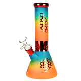 Rainbow Honeycomb Beaker Bong Bongs - Tophatter Daily Deals