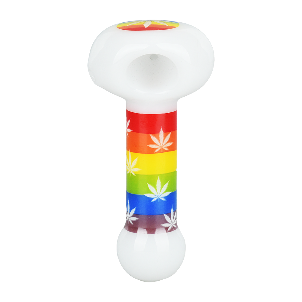 Rainbow Leaf Glow Spoon Pipe Spoon Pipes - Tophatter Daily Deals