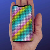 Rhinestone Rainbow 10 Million Volt Bling Stun Gun Stun Guns - Tophatter Daily Deals