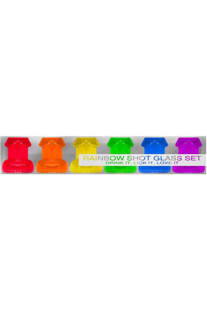 Kheper Games - Rainbow Penis Shot Glass Set - Tophatter Daily Deals