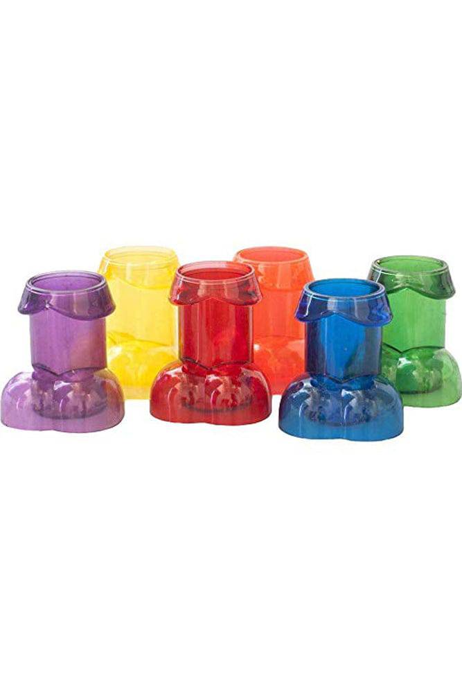 Kheper Games - Rainbow Penis Shot Glass Set - Tophatter Daily Deals