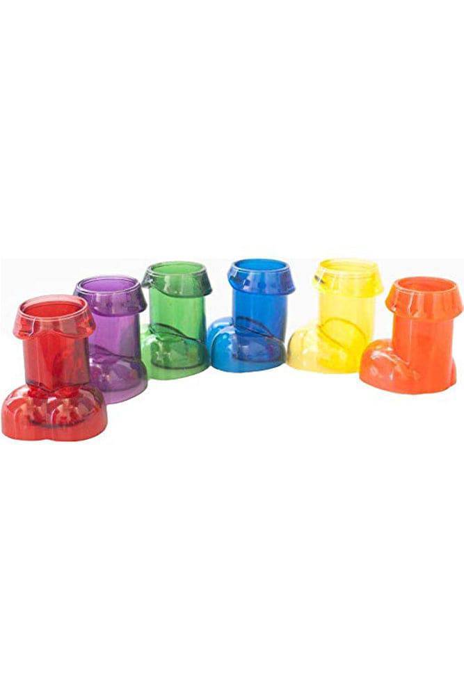 Kheper Games - Rainbow Penis Shot Glass Set - Tophatter Daily Deals