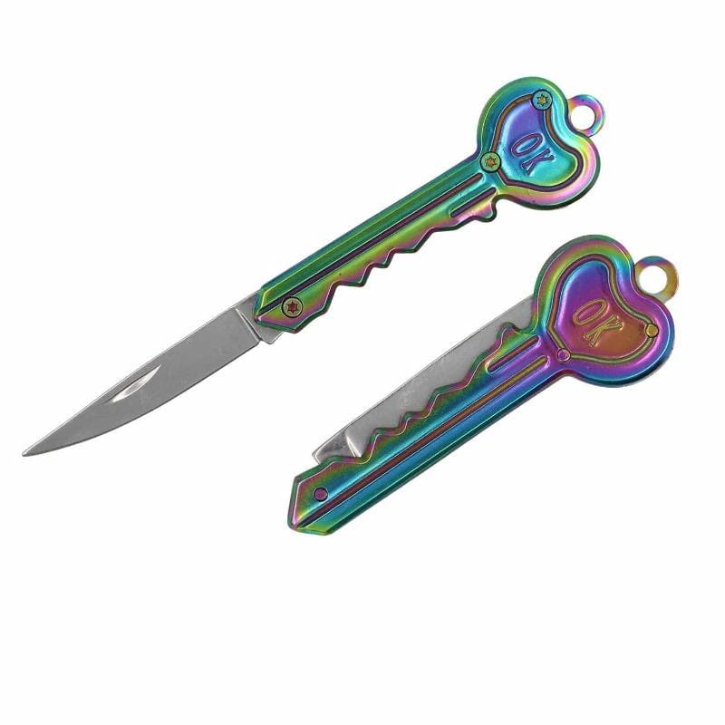 Hidden Self-Defense Key Knife Knives & Knuckles - Tophatter Daily Deals