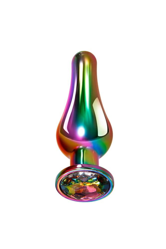 Evolved - Rainbow Metal Butt Plug - Large Sex Toy - Tophatter Daily Deals