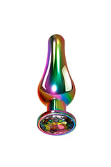 Evolved - Rainbow Metal Butt Plug - Large Sex Toy - Tophatter Daily Deals