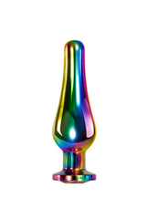 Evolved - Rainbow Metal Butt Plug - Medium Sex Toy - Tophatter Daily Deals