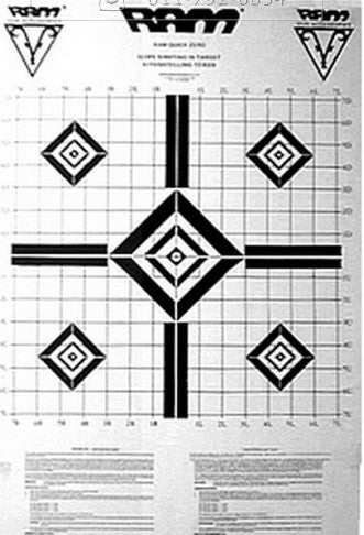 RAM SCOPE ZERO TARGETS BLACK 3'S - Tophatter's Army Deals ACCESSORIES - Tophatter Daily Deals