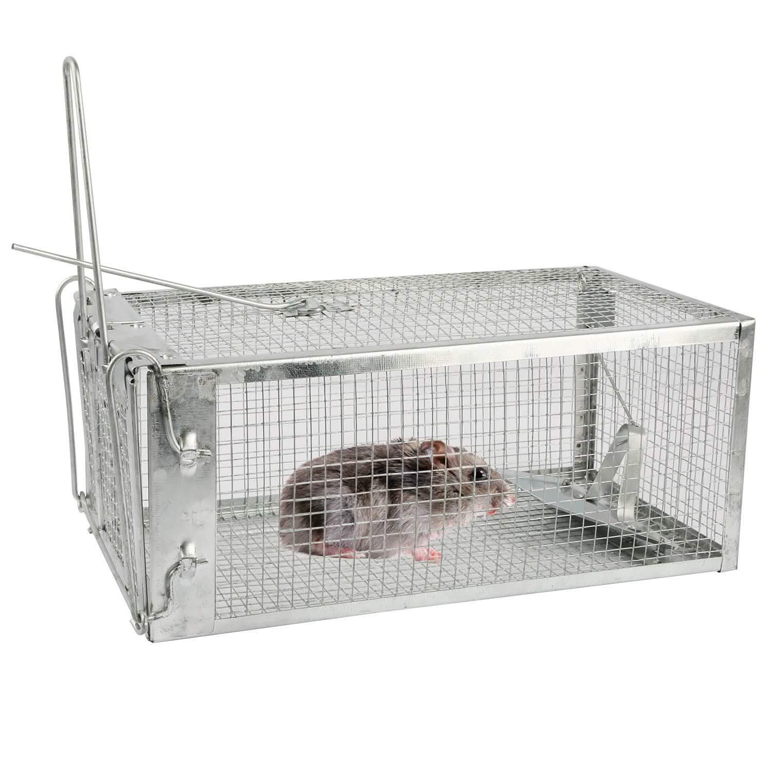 Rat Trap Cage Humane Live Rodent Pest Control - Tophatter Daily Deals