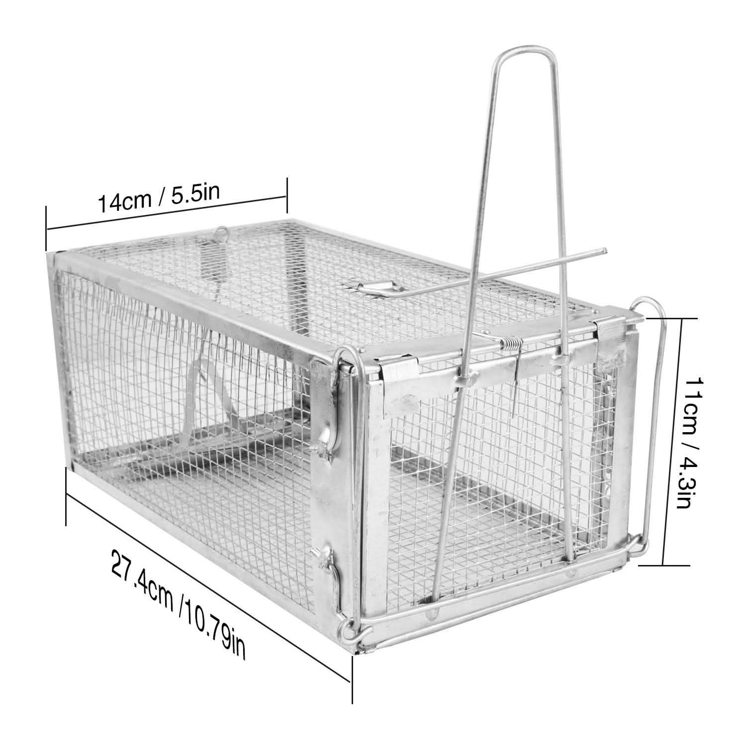 Rat Trap Cage Humane Live Rodent Pest Control - Tophatter Daily Deals