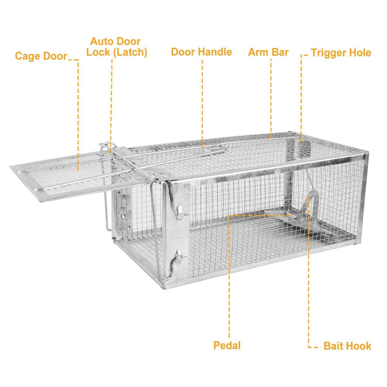 Rat Trap Cage Humane Live Rodent Pest Control - Tophatter Daily Deals