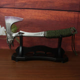 Bloodhound Heirloom Raven Bite Axe Metal Replica 30CM/11.8"-Economic Version Heirloom With Wooden Holder - Tophatter Daily Deals