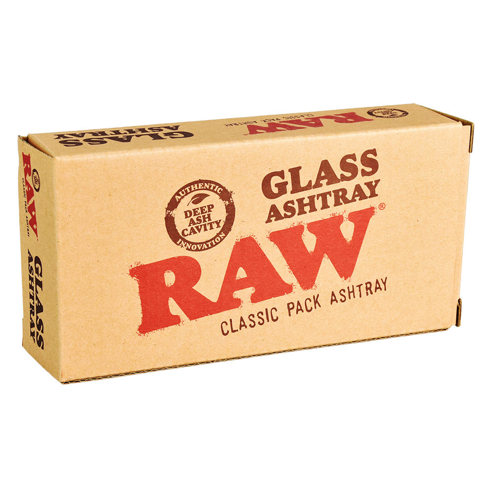RAW Classic Pack Glass Ashtray Ashtrays - Tophatter Daily Deals