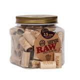 RAW Uncoated Tree Tips 15mm | 65pc Jar Rolling Tips - Tophatter Daily Deals