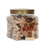 RAW Uncoated Tree Tips 9.6mm | 130pc Jar Rolling Tips - Tophatter Daily Deals