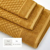 Cotton Diamond Waffle Weave Bath Towel Set - Grayson Collection Bath - Tophatter Daily Deals
