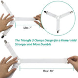 Raytour Non-Slip Bed Sheet Clip Bedding - Tophatter Daily Deals