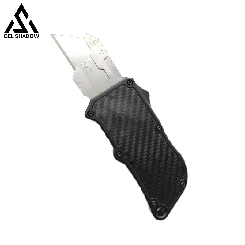 RAZOR C/F SK5 Art Knife EDC-GS136 Black Carbon fiber Pocket Knives - Tophatter Daily Deals