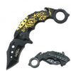 Gold Dragon Karambit Rescue Folder Spring Assist Knife - TOPHATTER'S ARMORY DEALS Collectible Weapons - Tophatter Daily Deals