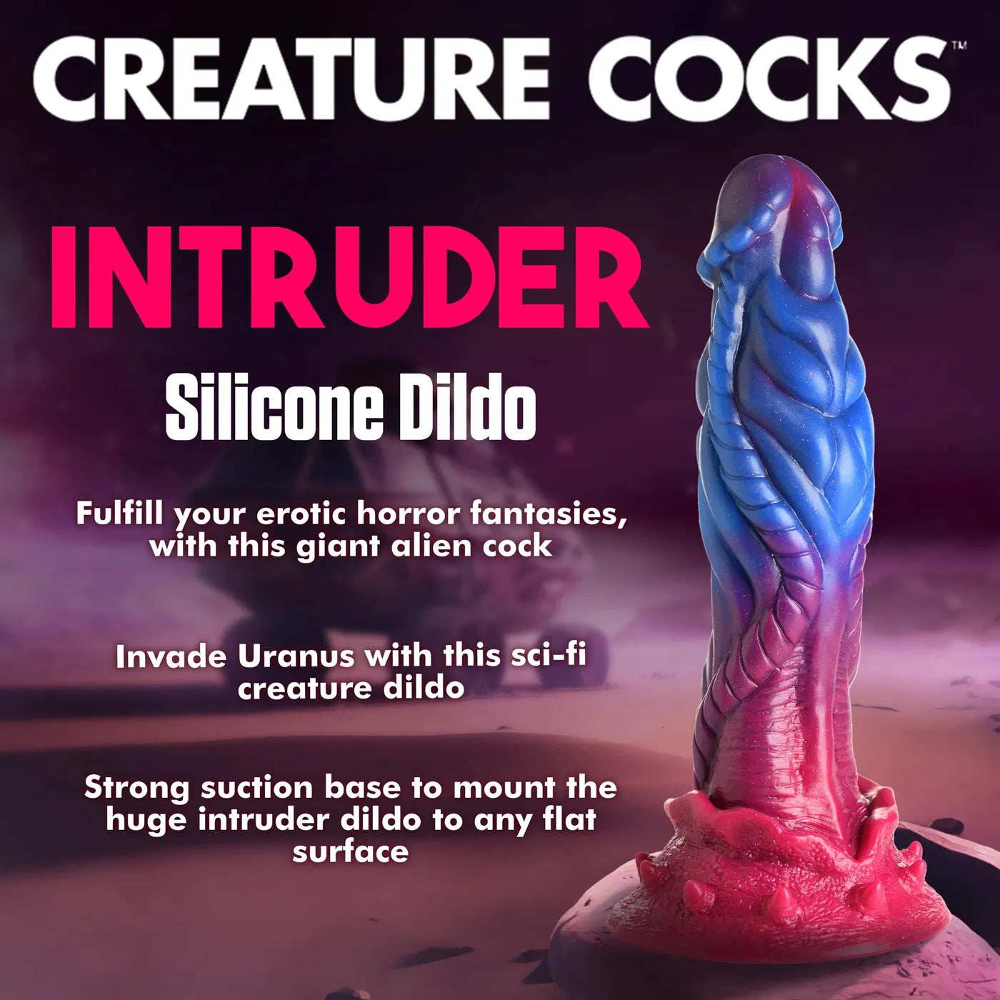Intruder Alien – 7.6 Inch Silicone Dildo > Dildos > Fantasy - Tophatter Daily Deals